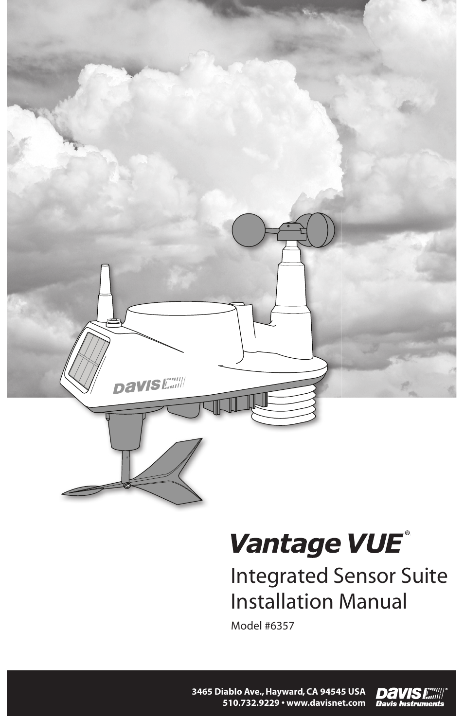 DAVIS Vantage Vue Integrated Sensor Suite Manual User Manual | 16 pages
