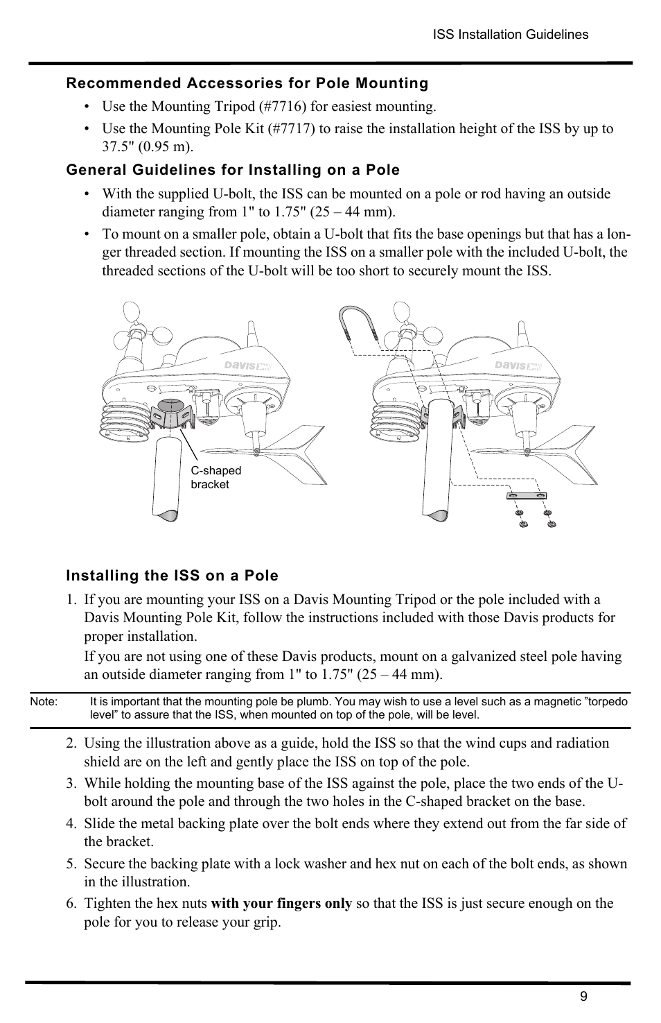 DAVIS Vantage Vue Integrated Sensor Suite Manual User Manual | Page 11 / 16