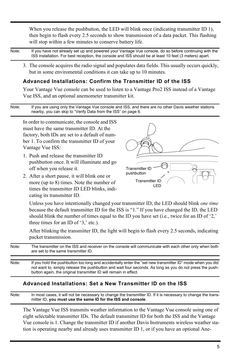 DAVIS Vantage Vue Integrated Sensor Suite Manual User Manual | Page 7 / 16