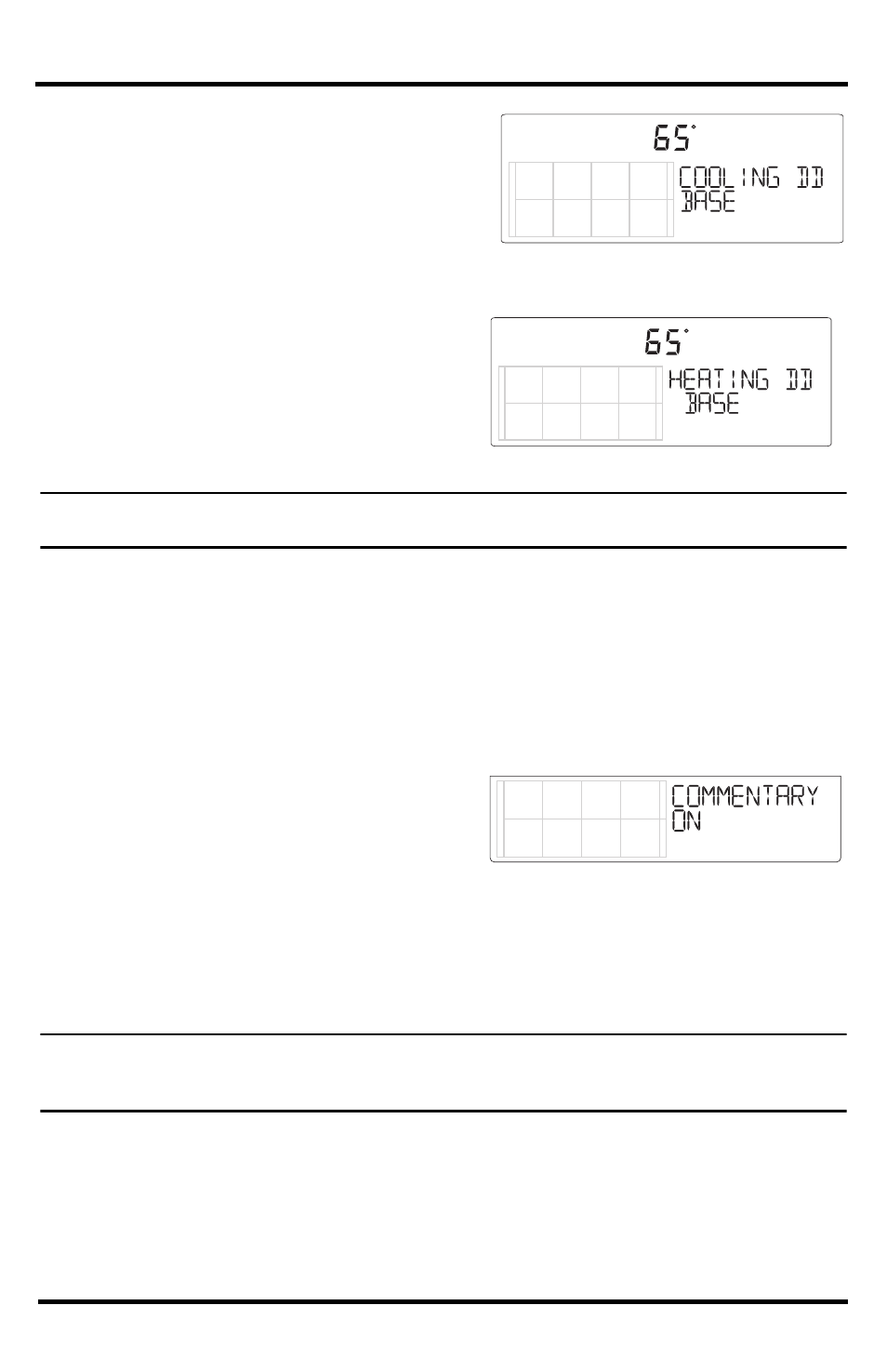 Screens 17 and 18: commentary and key beep, Screen 19: baud rate (optional) | DAVIS Vantage Vue Wireless Console Manual User Manual | Page 18 / 56
