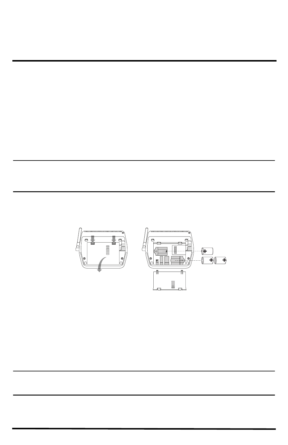 Installing the console, Powering the console, Installing batteries | Chapter 2 installing the console | DAVIS Vantage Vue Wireless Console Manual User Manual | Page 7 / 56