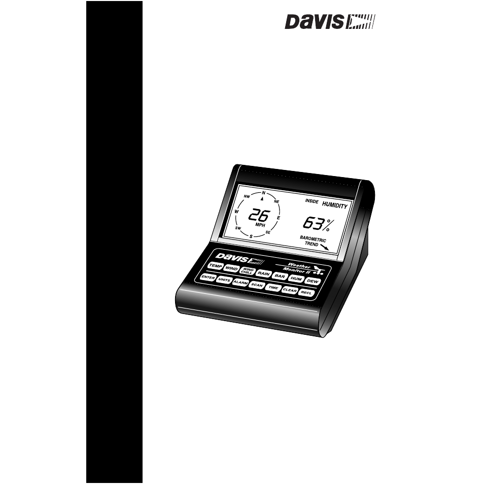 DAVIS Weather Monitor II (7440, 7440CS) User Manual | 48 pages
