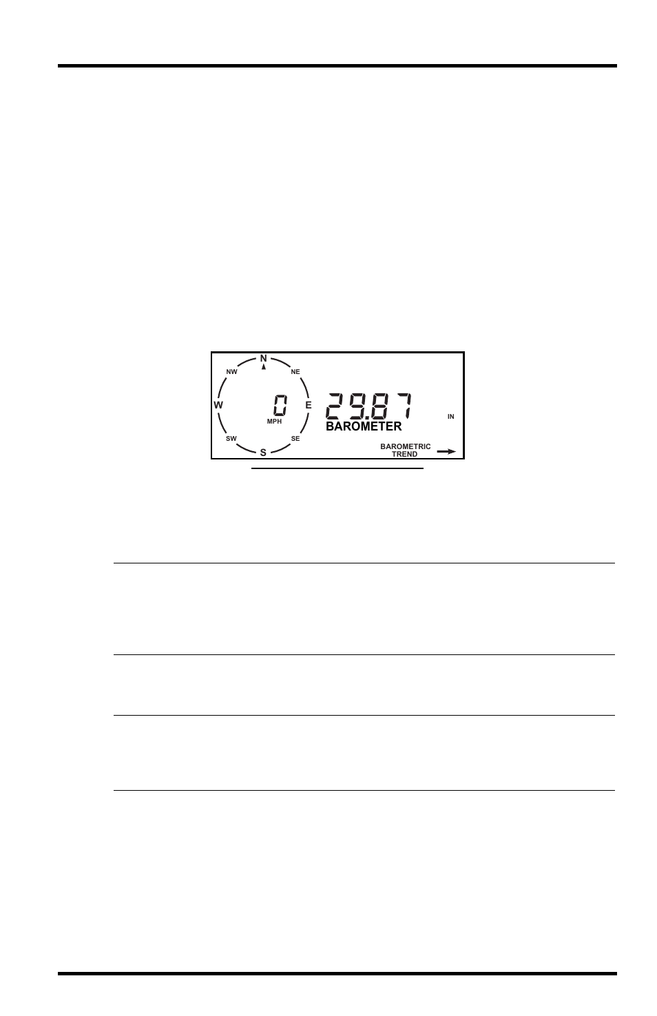 Press bar to save the setting | DAVIS Weather Monitor II (7440, 7440CS) User Manual | Page 29 / 48