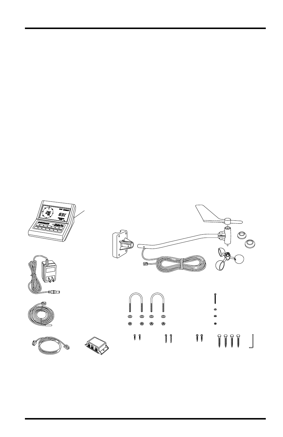 1 . i | DAVIS Weather Monitor II (7440, 7440CS) User Manual | Page 5 / 48