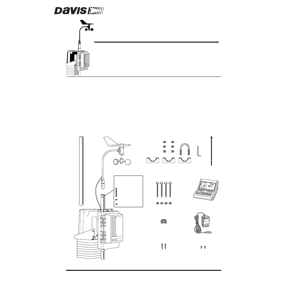 DAVIS Weather Monitor II EZ-Mount User Manual | 8 pages