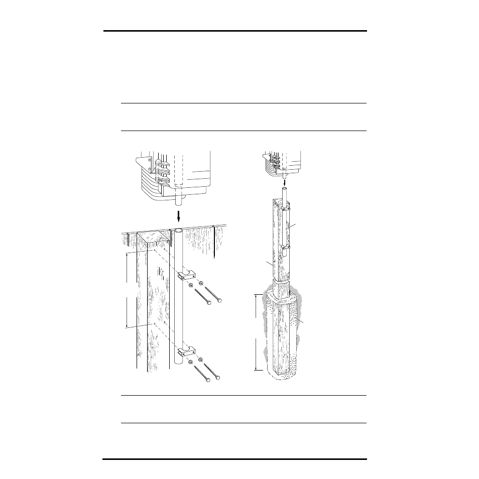 Mounting the sensor array | DAVIS Weather Monitor II EZ-Mount User Manual | Page 6 / 8