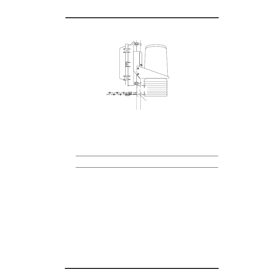 Securing the sensor array, Running the cable to the console, Mounting the console | DAVIS Weather Monitor II EZ-Mount User Manual | Page 7 / 8
