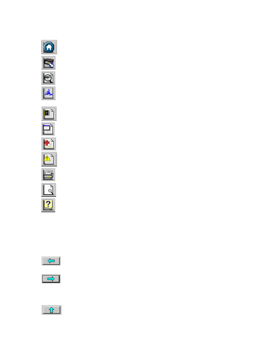 Navigation buttons | DAVIS CarChip Online Help (8210, 8211, 8220, 8225) User Manual | Page 15 / 67