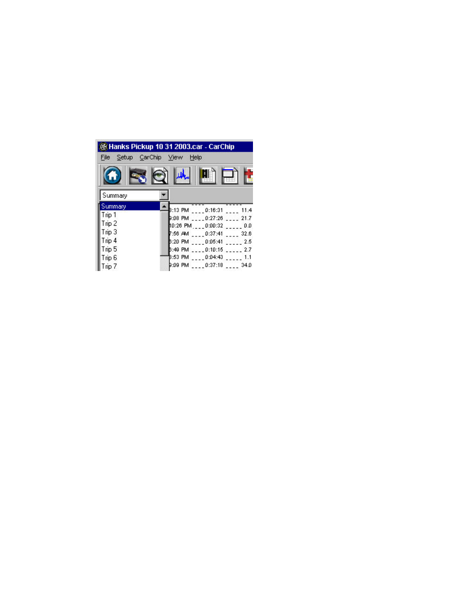 DAVIS CarChip Online Help (8210, 8211, 8220, 8225) User Manual | Page 47 / 67