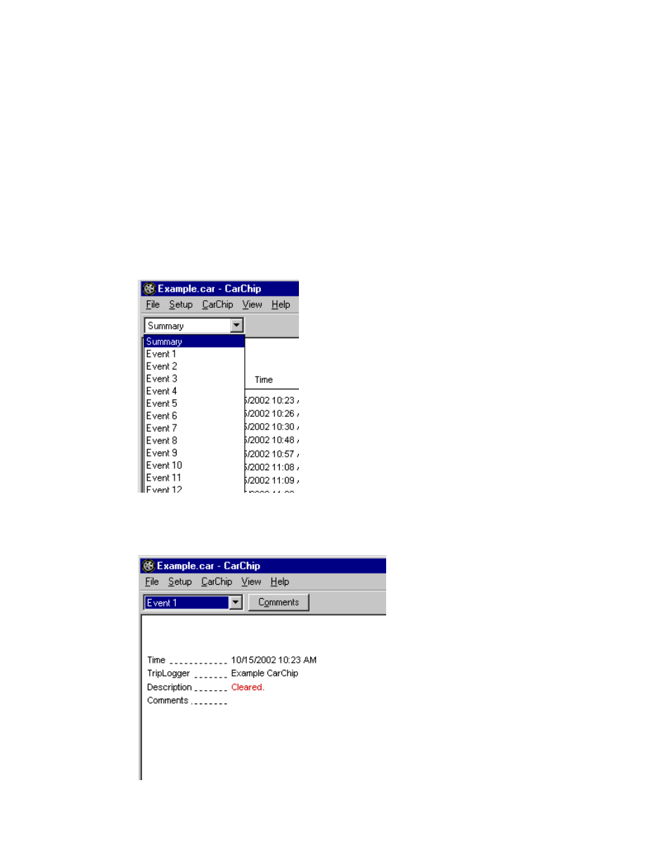 DAVIS CarChip Online Help (8210, 8211, 8220, 8225) User Manual | Page 49 / 67