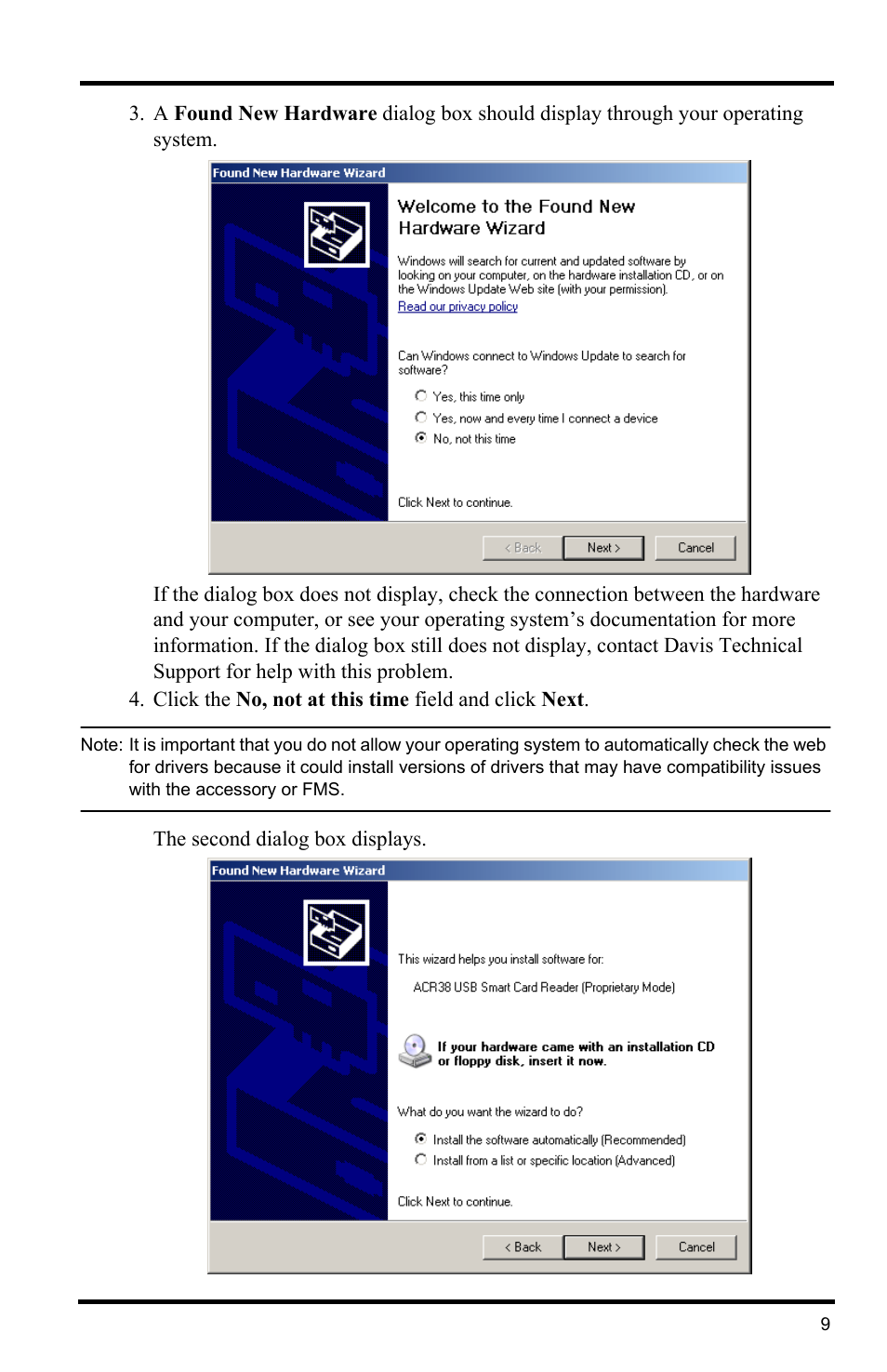 DAVIS FMS DriveRight Getting Started Guide (8186) User Manual | Page 13 / 24