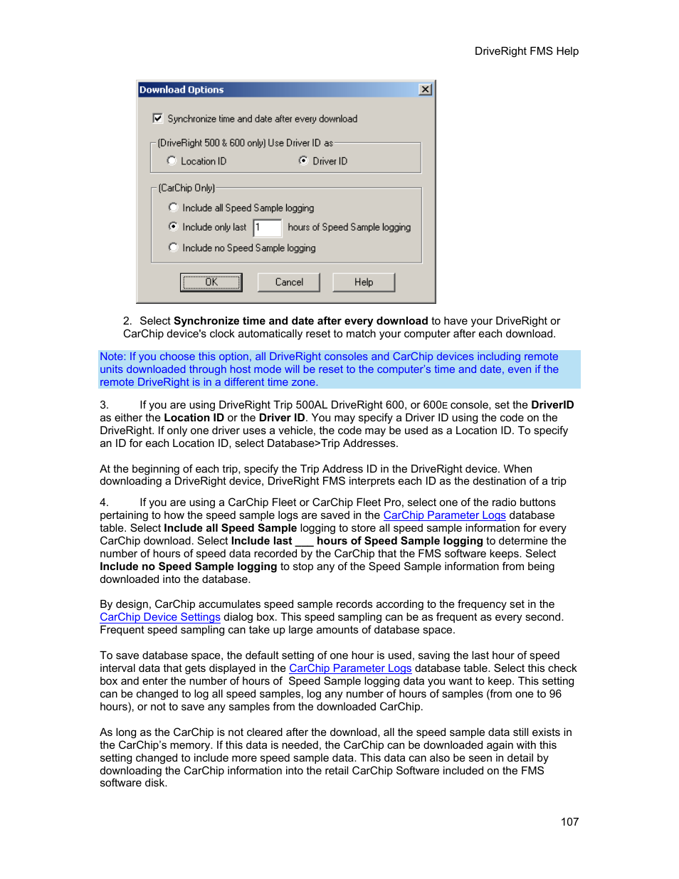 DAVIS FMS 3.9.3 DriveRight (8186) User Manual | Page 119 / 286