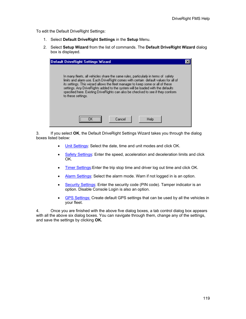 DAVIS FMS 3.9.3 DriveRight (8186) User Manual | Page 131 / 286