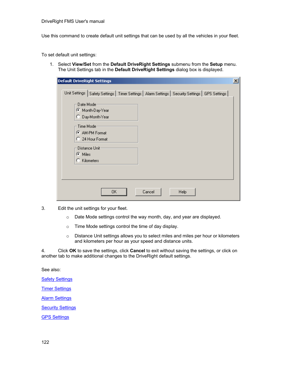 DAVIS FMS 3.9.3 DriveRight (8186) User Manual | Page 134 / 286