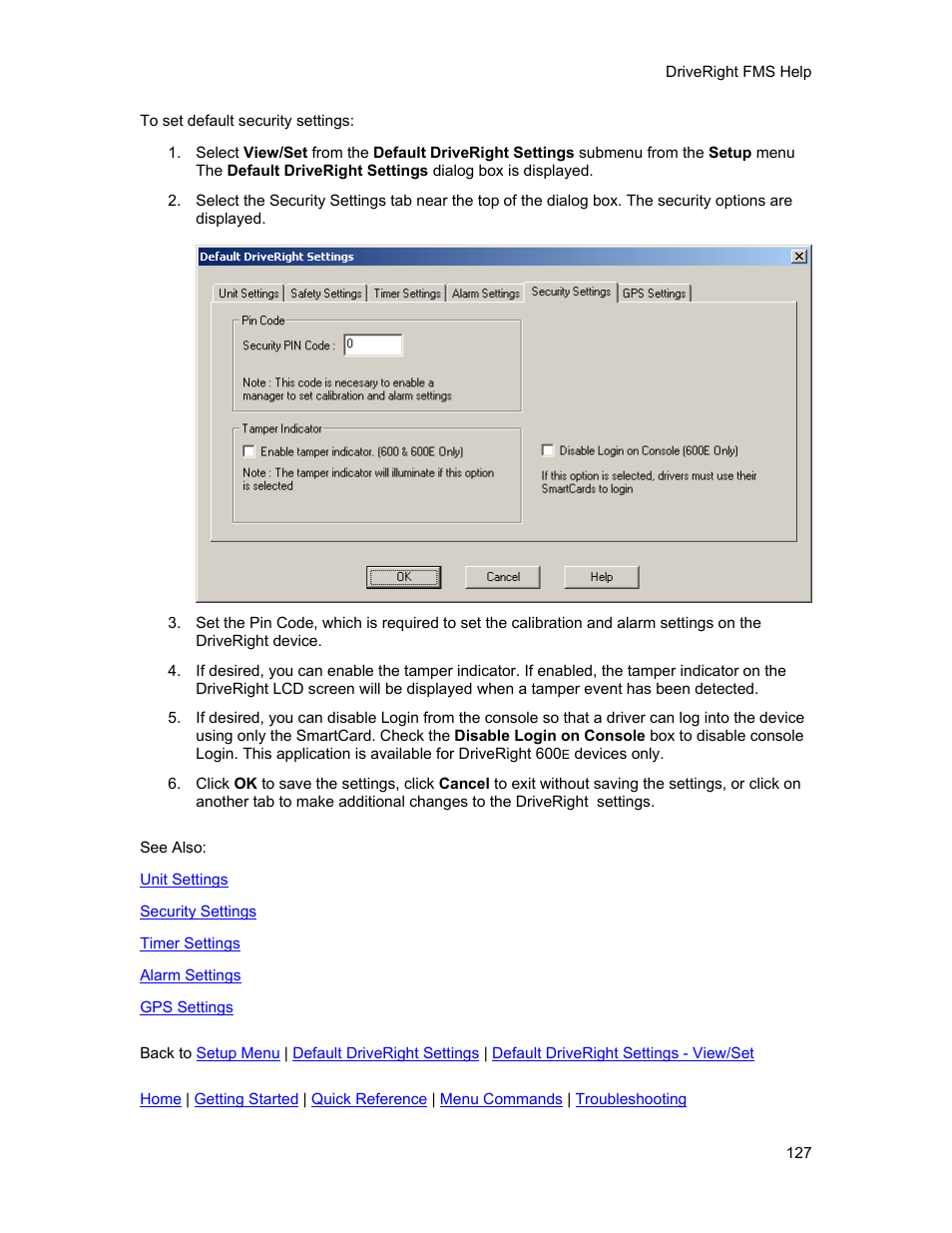 DAVIS FMS 3.9.3 DriveRight (8186) User Manual | Page 139 / 286