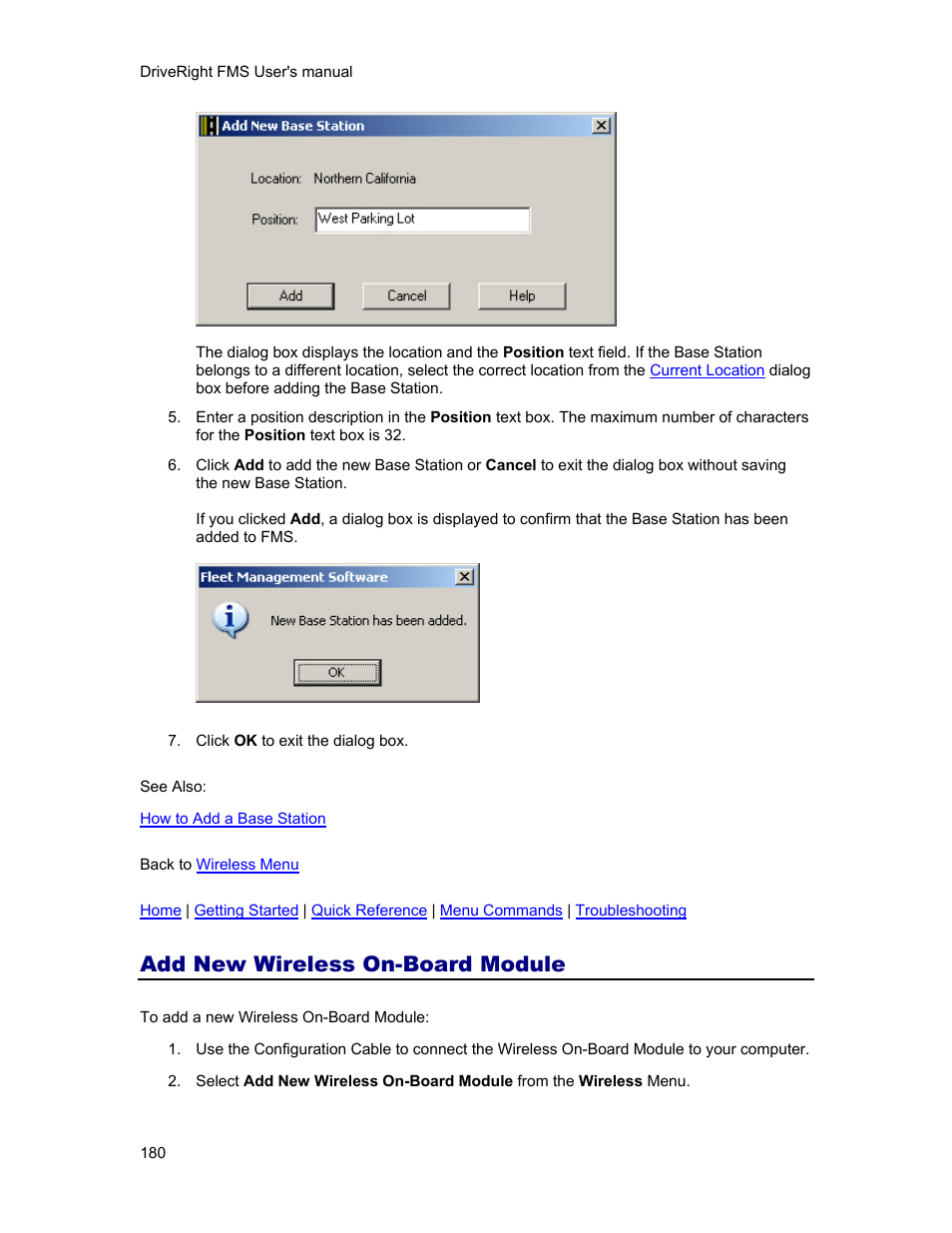 Add new wireless on-board module | DAVIS FMS 3.9.3 DriveRight (8186) User Manual | Page 192 / 286