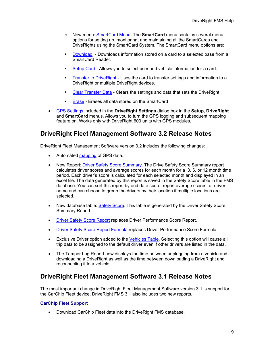 DAVIS FMS 3.9.3 DriveRight (8186) User Manual | Page 21 / 286