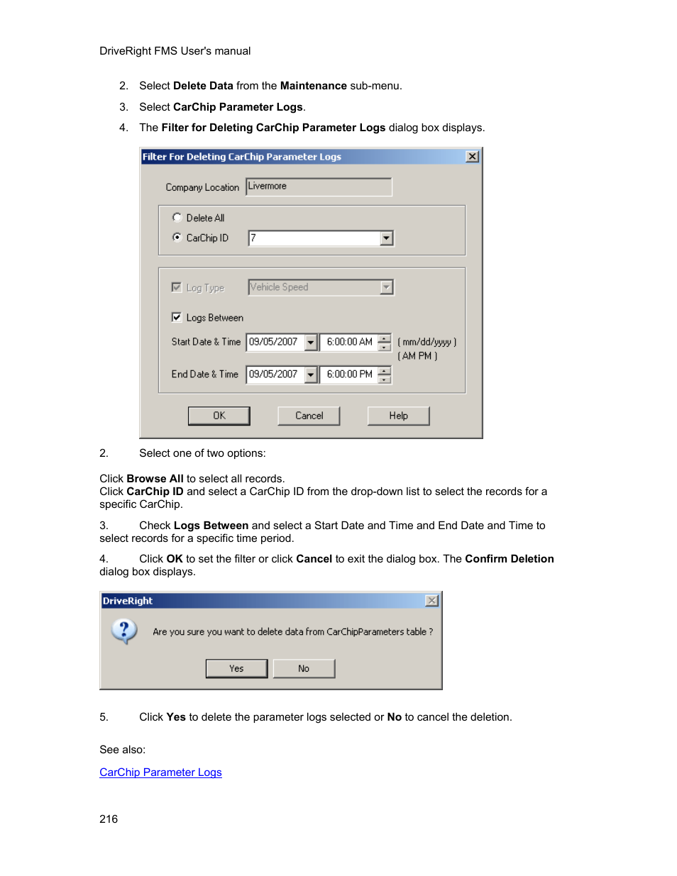 DAVIS FMS 3.9.3 DriveRight (8186) User Manual | Page 228 / 286