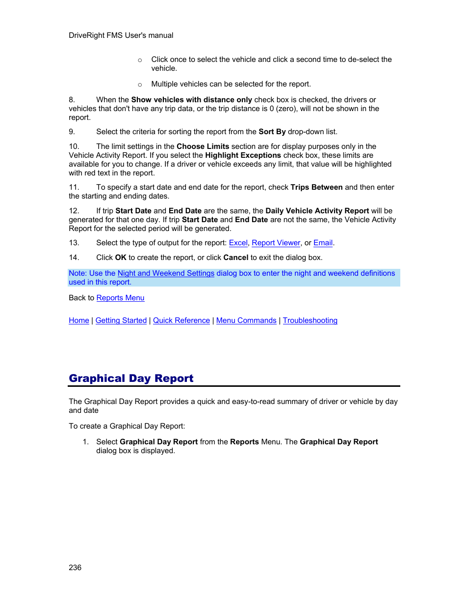 Graphical day report | DAVIS FMS 3.9.3 DriveRight (8186) User Manual | Page 248 / 286