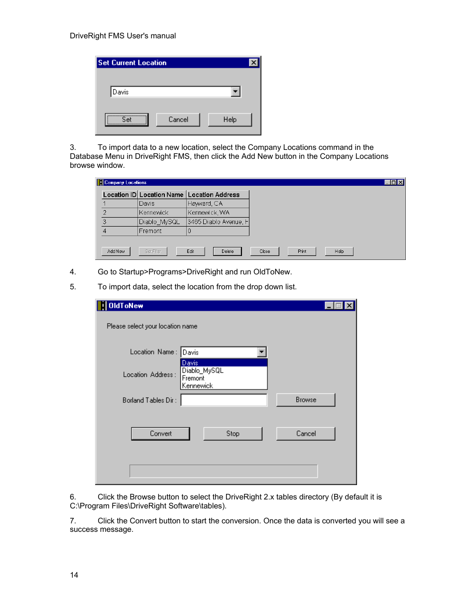 DAVIS FMS 3.9.3 DriveRight (8186) User Manual | Page 26 / 286