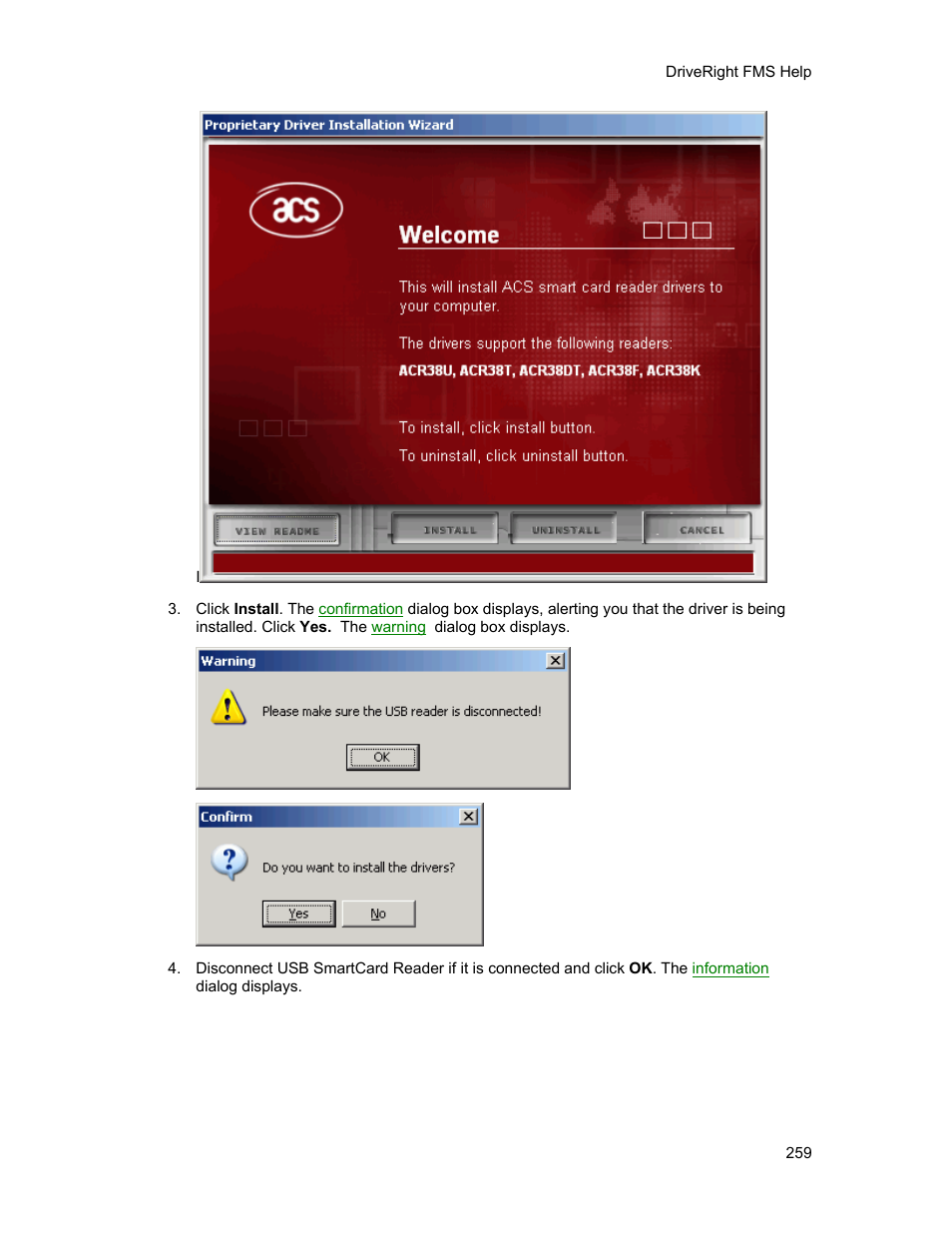 DAVIS FMS 3.9.3 DriveRight (8186) User Manual | Page 271 / 286