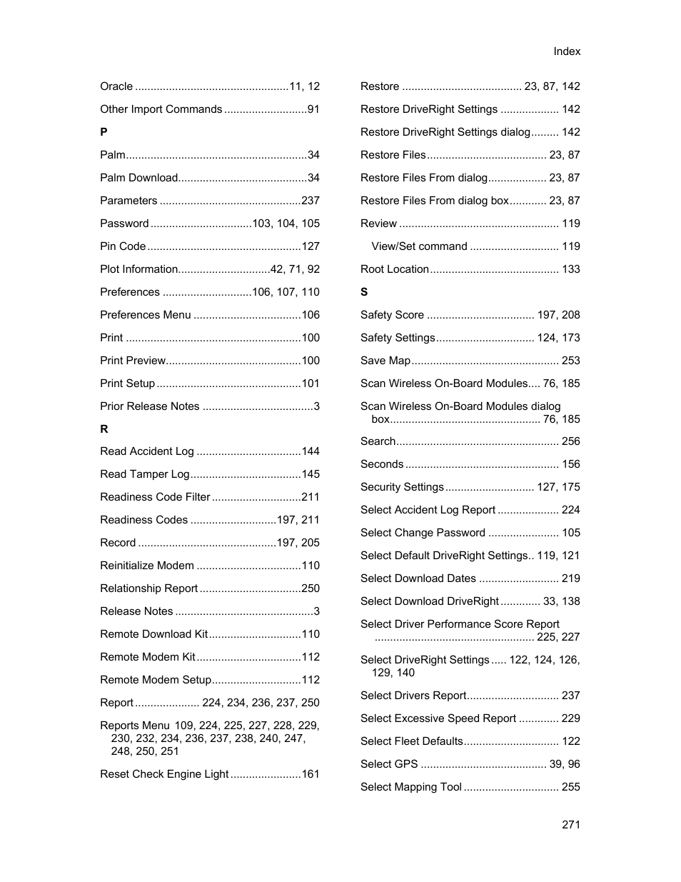 DAVIS FMS 3.9.3 DriveRight (8186) User Manual | Page 283 / 286
