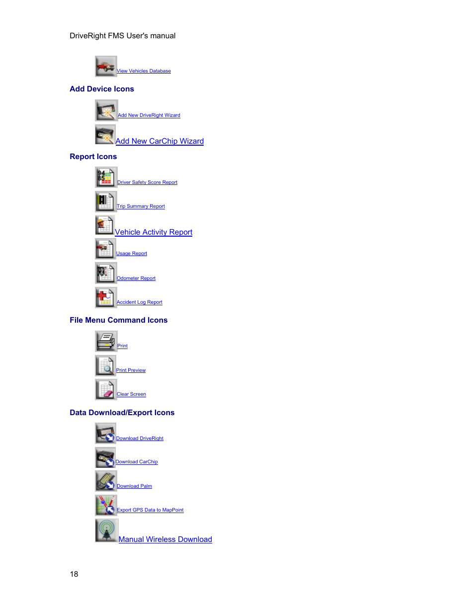 DAVIS FMS 3.9.3 DriveRight (8186) User Manual | Page 30 / 286