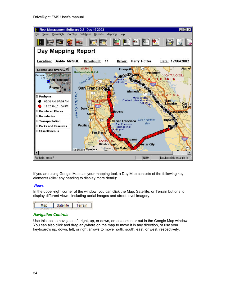 DAVIS FMS 3.9.3 DriveRight (8186) User Manual | Page 66 / 286