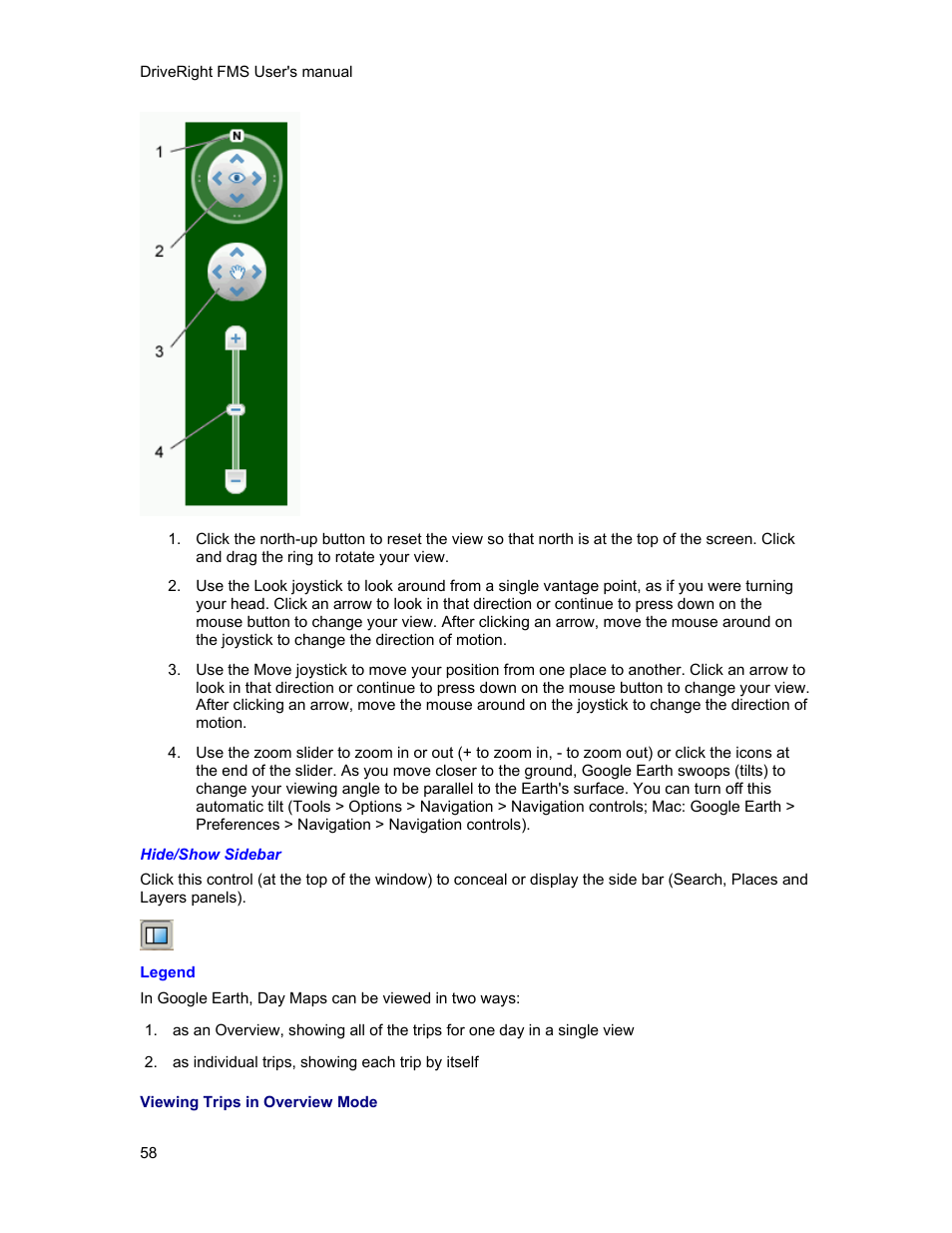 Viewing trips in overview mode | DAVIS FMS 3.9.3 DriveRight (8186) User Manual | Page 70 / 286