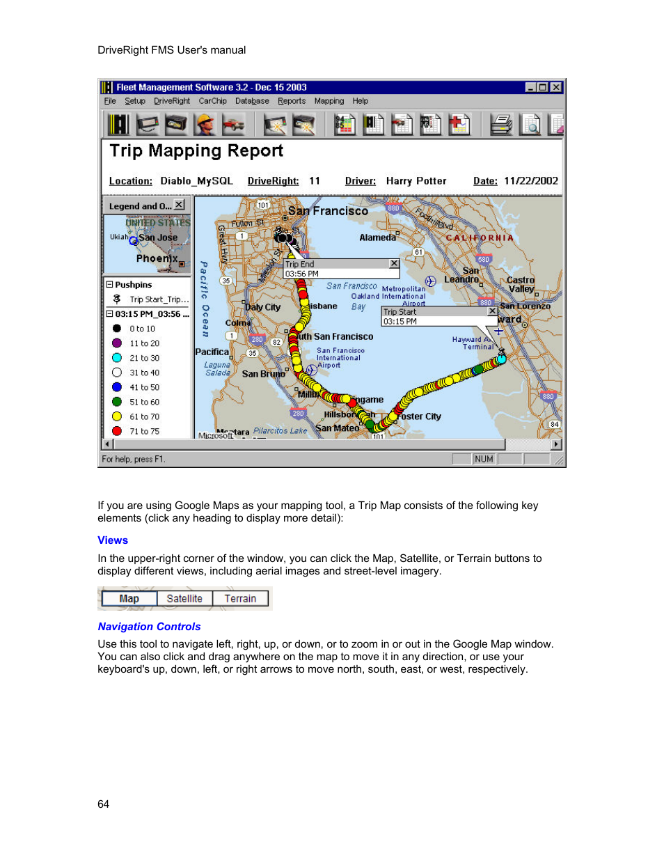 DAVIS FMS 3.9.3 DriveRight (8186) User Manual | Page 76 / 286