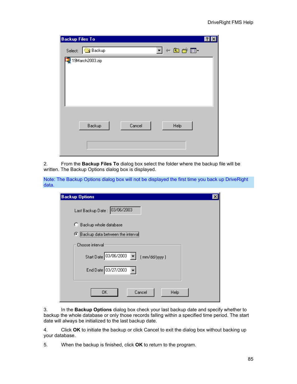 DAVIS FMS 3.9.3 DriveRight (8186) User Manual | Page 97 / 286