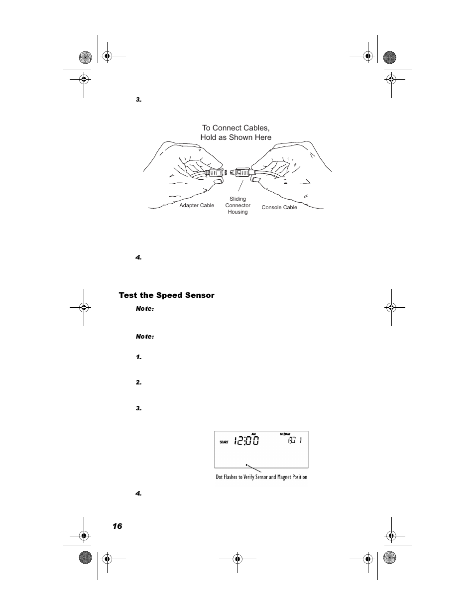 Test the speed sensor | DAVIS DriveRight 600E GD/HD Installation Guide (8126GD, 8126HD) User Manual | Page 18 / 24