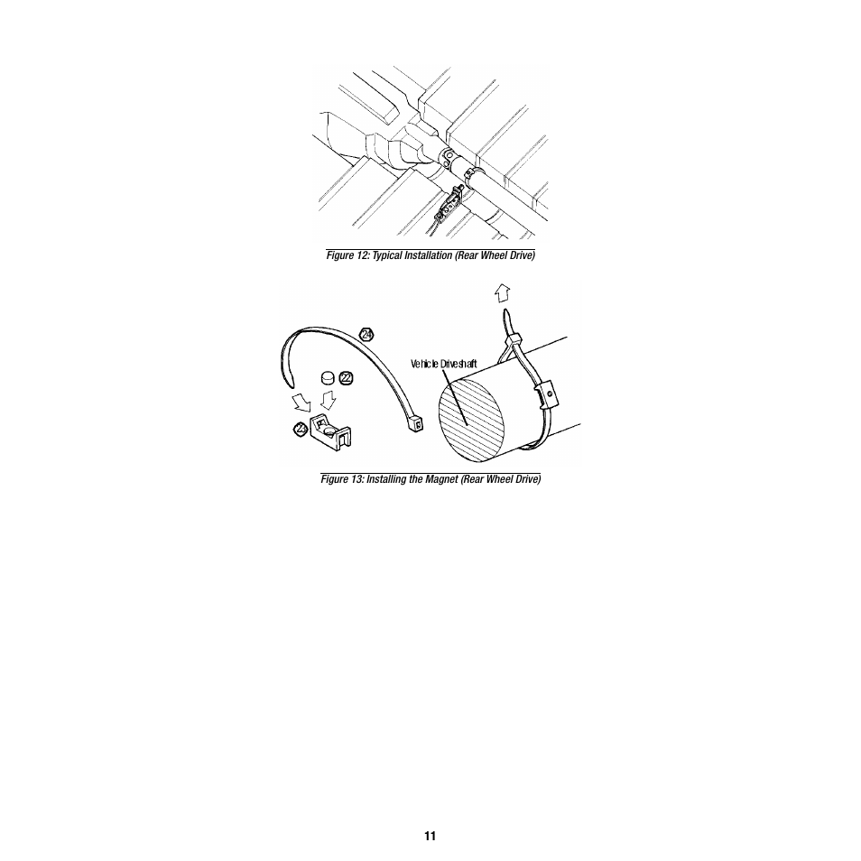 Wn in figure 12. s, Wn in figure 13. loosely cinch the large tie | DAVIS DriveRight Installation - GD (All DriveRight Models) User Manual | Page 12 / 25