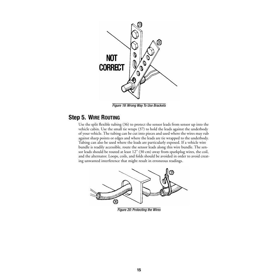 Step 5. wire routing, Wn in figure 19. after installing the, Step 5. w | DAVIS DriveRight Installation - GD (All DriveRight Models) User Manual | Page 16 / 25