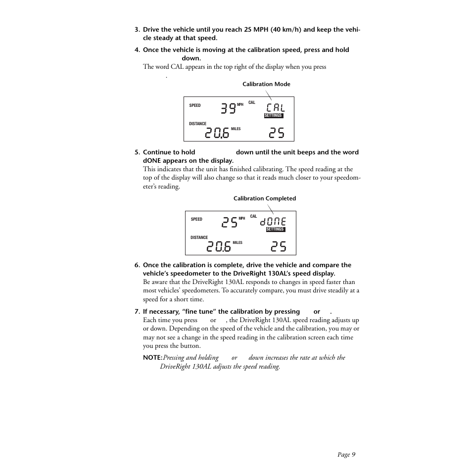DAVIS DriveRight 130AL Manual (8140) User Manual | Page 11 / 32