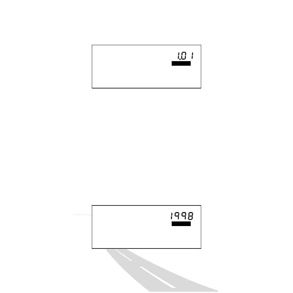 Date entry, Year entry | DAVIS DriveRight 500AL Manual (8155) User Manual | Page 32 / 40