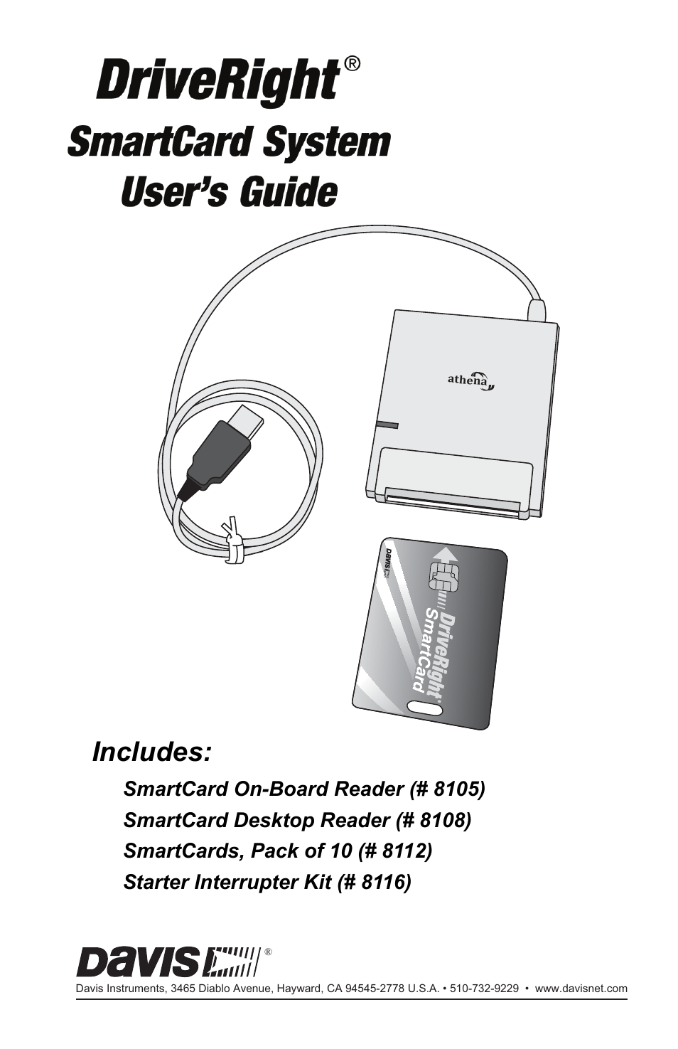 DAVIS SmartCard Users Guide (8105, 8108, 8112) User Manual | 16 pages