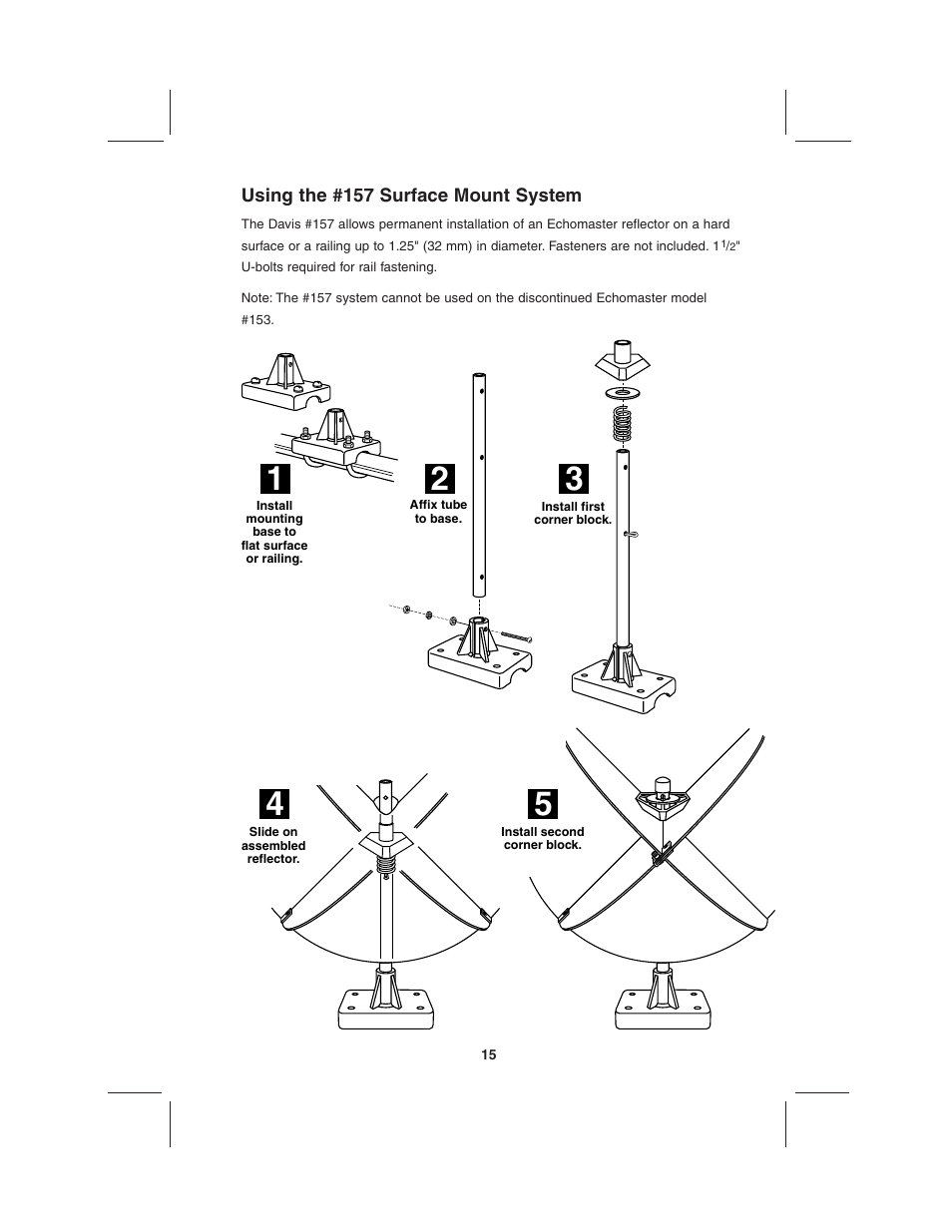 DAVIS EchoMaster Radar Reflector User Manual | Page 15 / 16