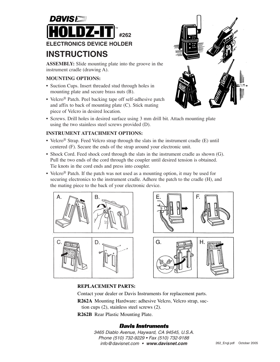 DAVIS Hldz It User Manual | 1 page