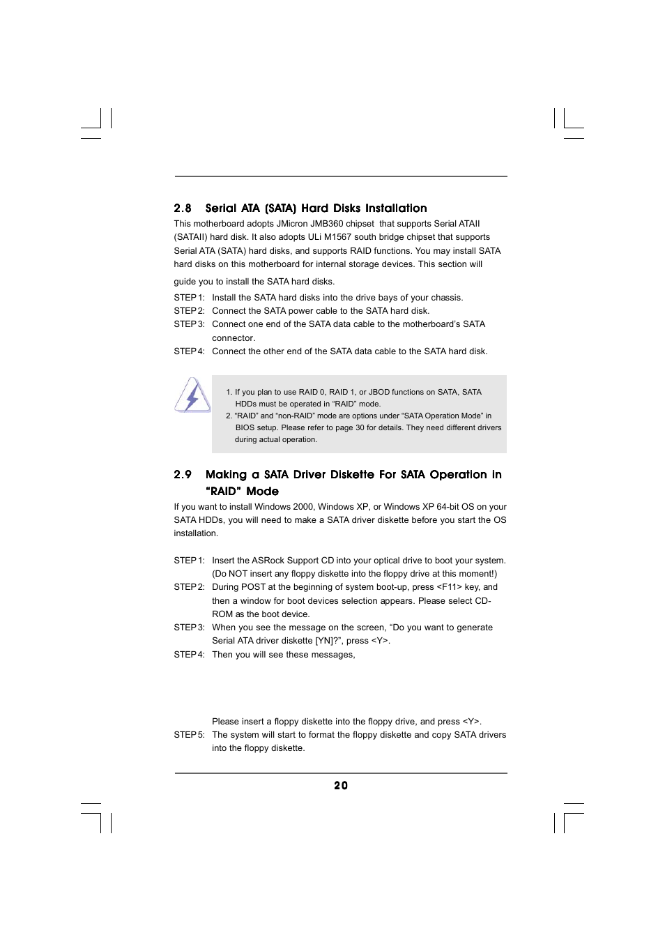 ASRock 939Dual-SATA2 User Manual | Page 20 / 40