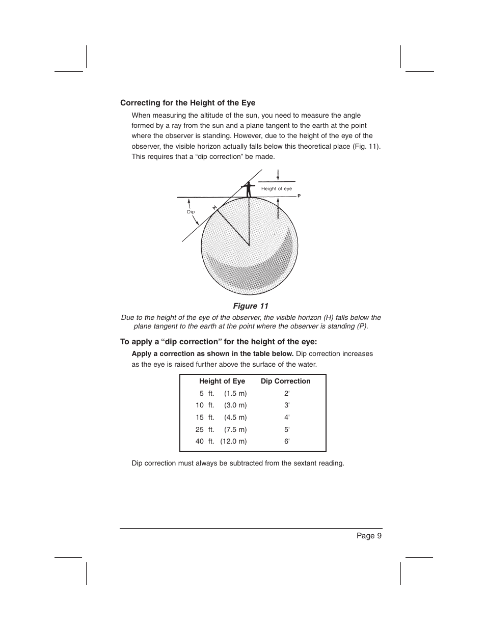 DAVIS Mark 15, 25 Sextant User Manual | Page 11 / 24