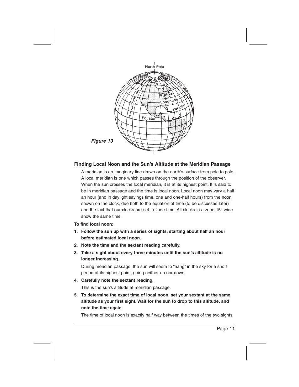 DAVIS Mark 15, 25 Sextant User Manual | Page 13 / 24