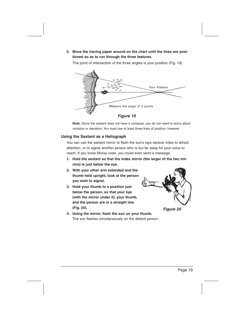 DAVIS Mark 15, 25 Sextant User Manual | Page 21 / 24