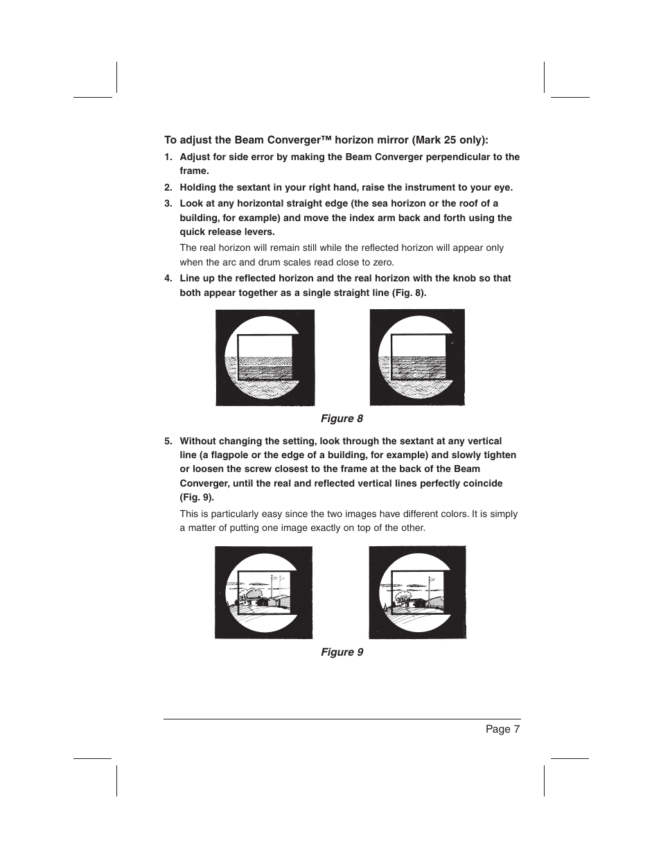 DAVIS Mark 15, 25 Sextant User Manual | Page 9 / 24