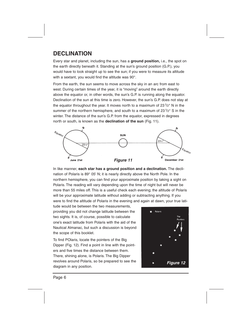 Declination | DAVIS Mark 3 Sextant User Manual | Page 8 / 20