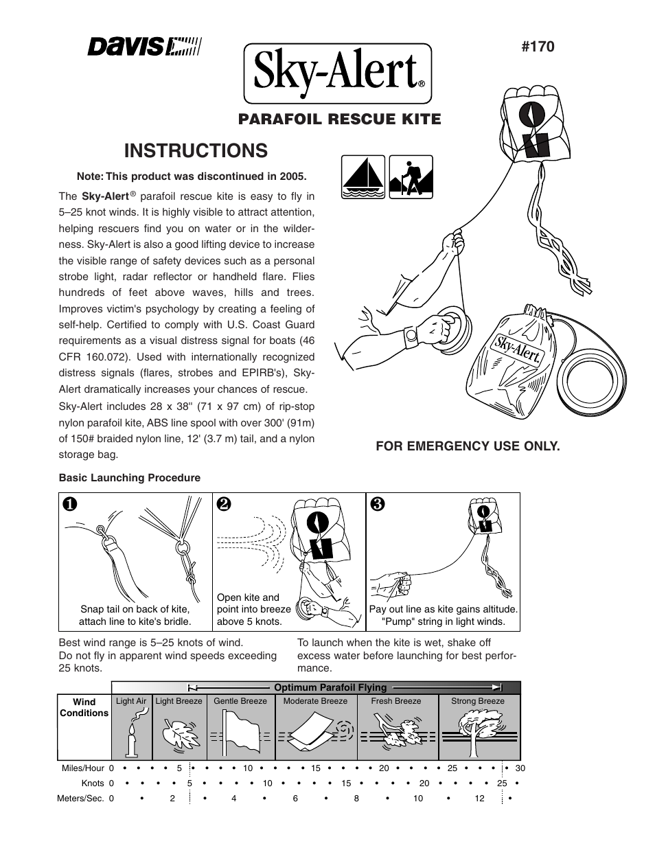 DAVIS Sky-Alert User Manual | 3 pages