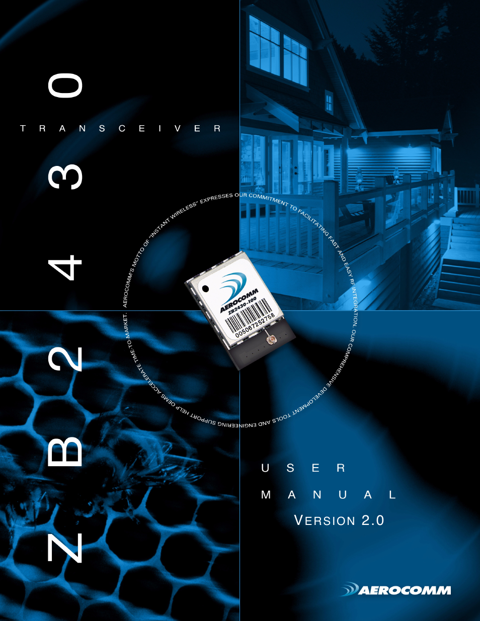 AeroComm TRANSCEIVER ZB2430 User Manual | 62 pages