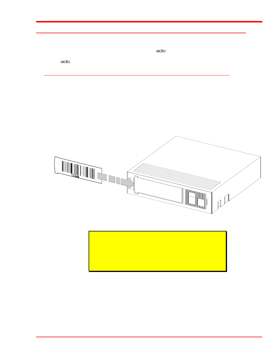 Preparing the library for installation, Prepare and install the data cartridges | ADIC Scalar Series User Manual | Page 19 / 84