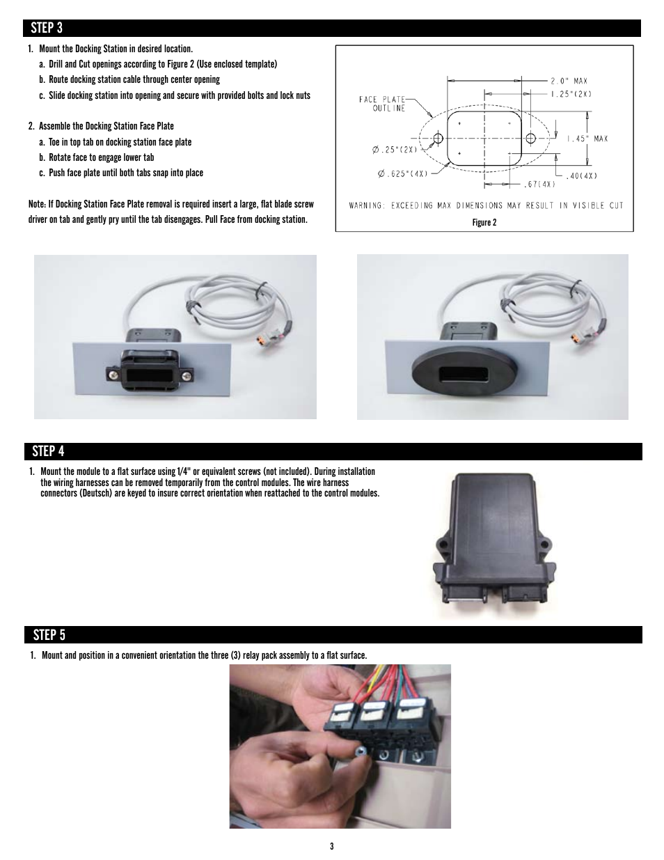 Step 5, Step 3, Step 4 | Flaming River Keyless Ignition Systems User Manual | Page 3 / 11