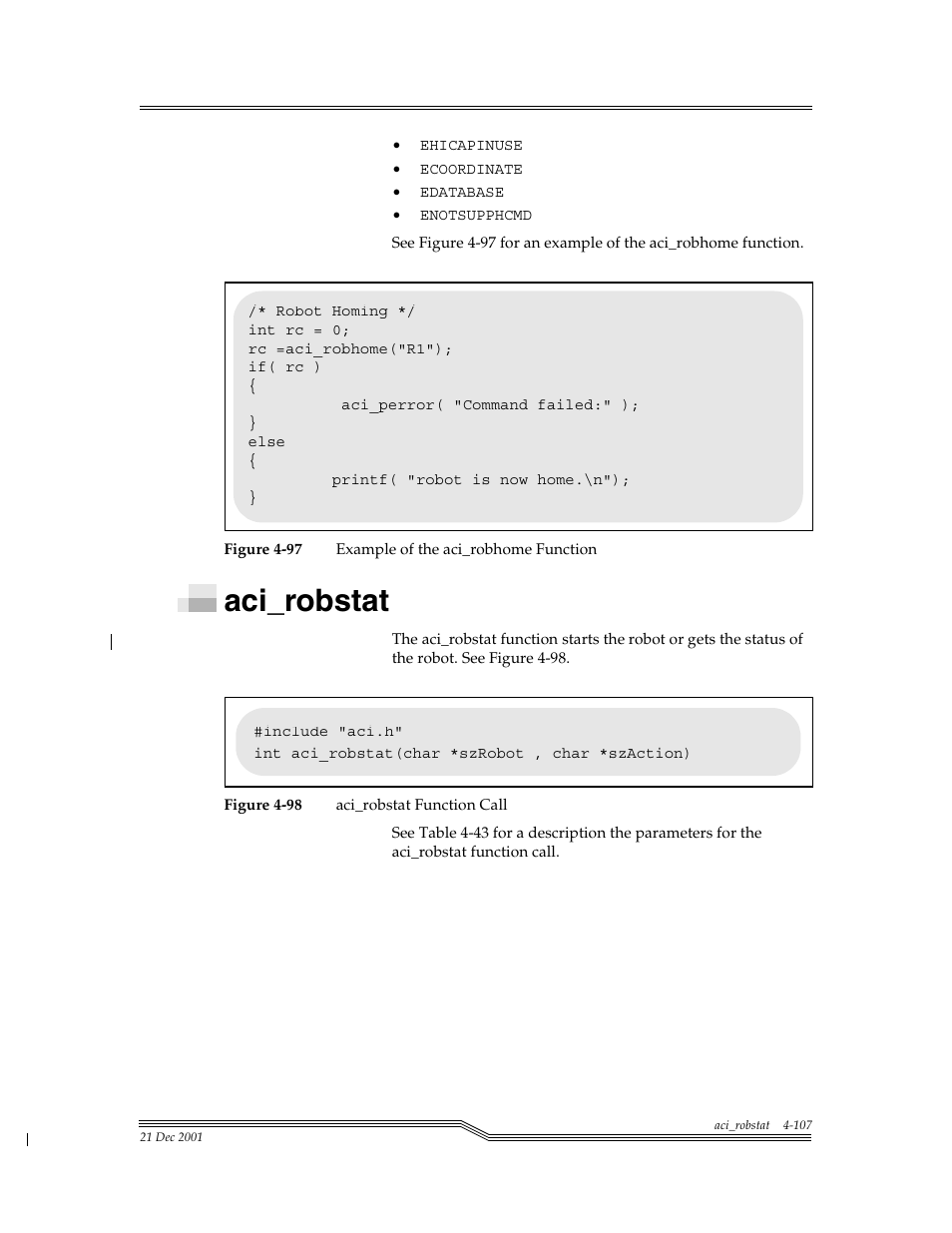 Aci_robstat, Aci_robstat -107, Figure 4-97 | Figure 4-98 | ADIC Server User Manual | Page 149 / 218